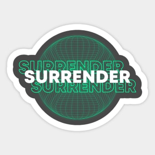 Surrender front Sticker